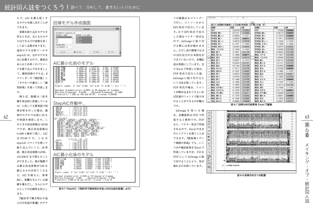 統計同人誌をつくろう!:調べて、分析して、書きたい人のために
