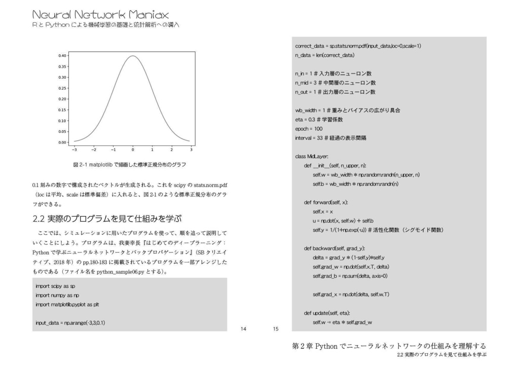Neural Network Maniax:RとPythonによる機械学習の基礎と統計解析への導入