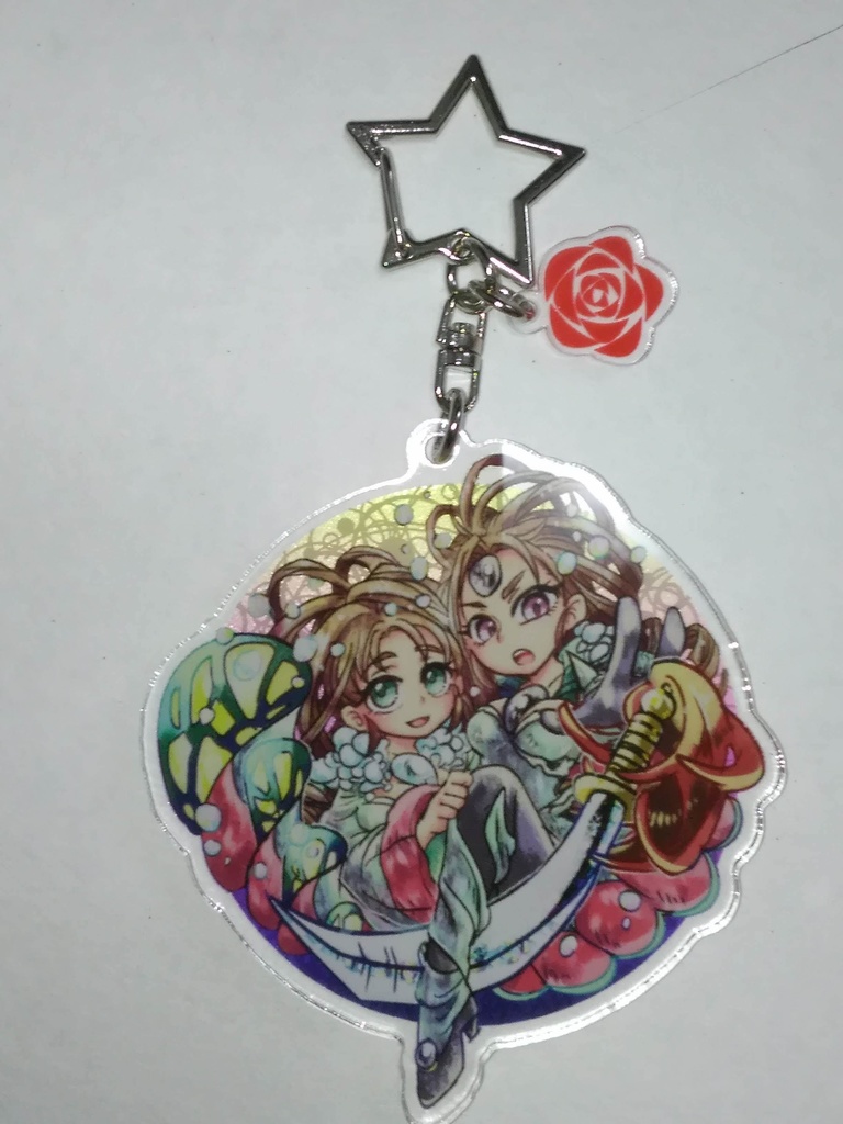 Ｗパールアクキー