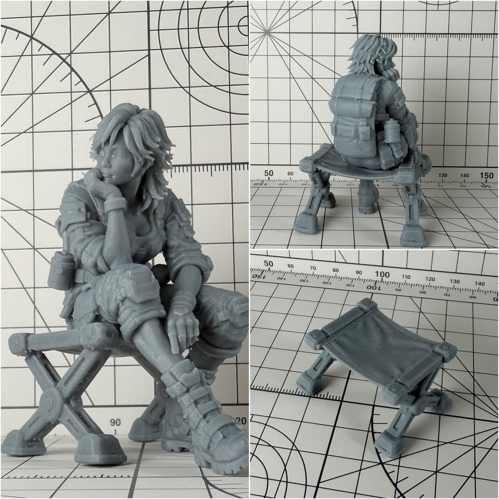 1/20 1/35 1/48 ZTFW-FGSS-001 SITTING SOLDIER MARA