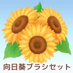 向日葵ブラシセット/クリスタ