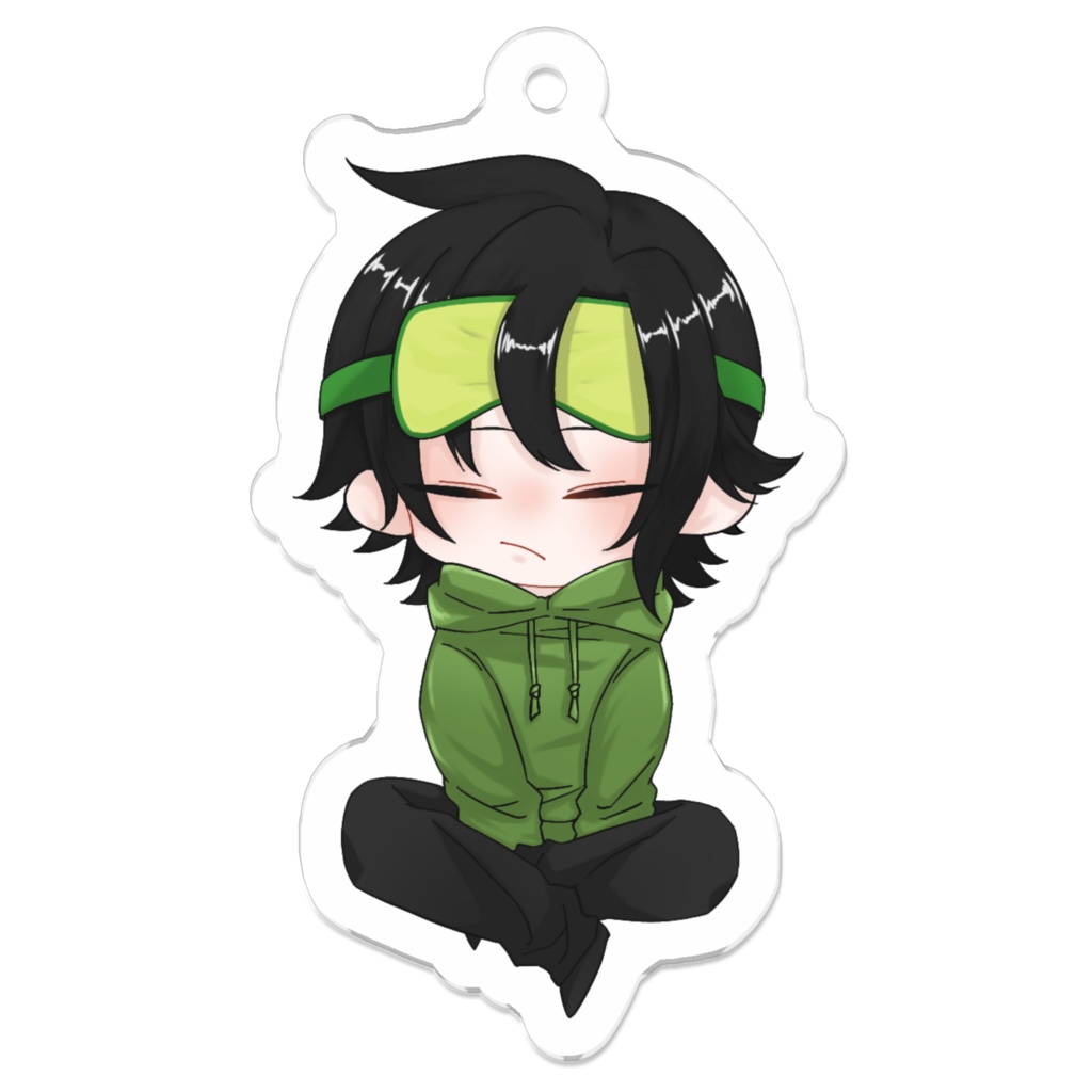 アクリルチャニキーホルダー