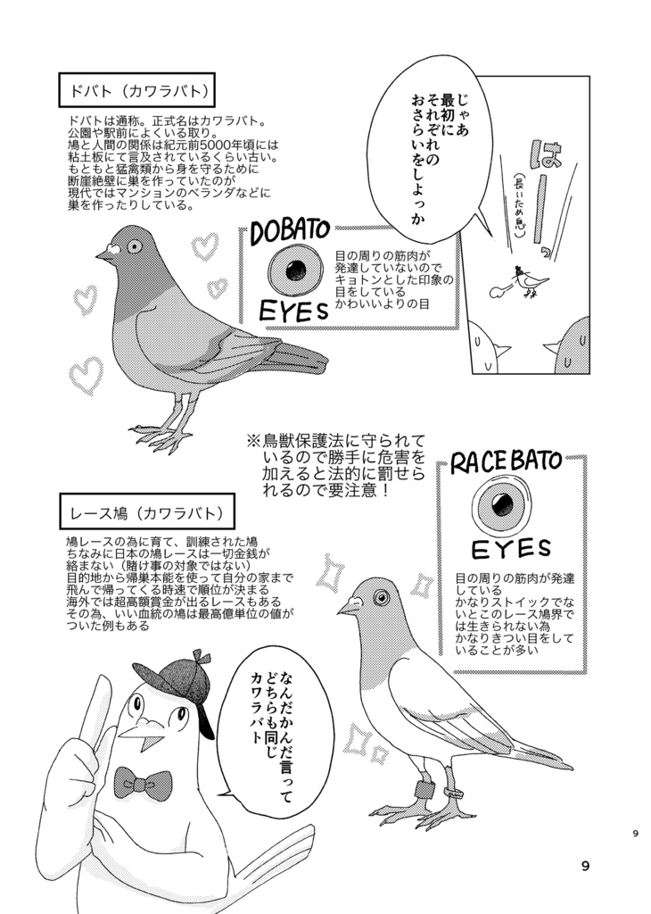 【まんが】鳩探偵R