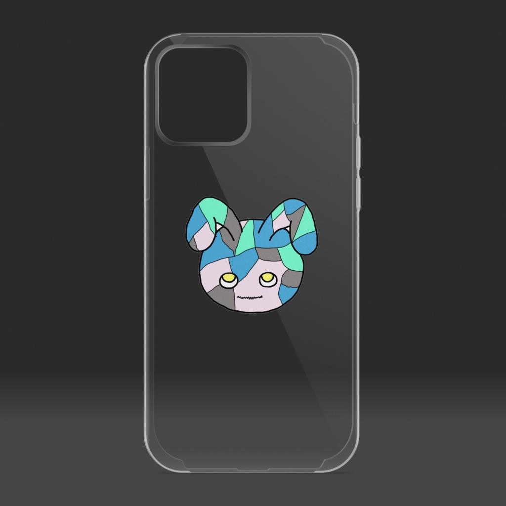 クリアiPhoneケース うさぎ