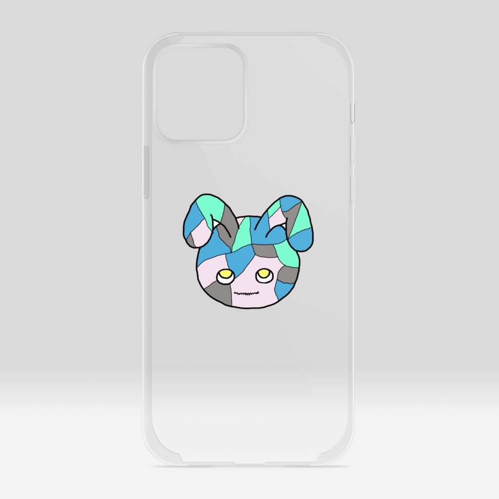 クリアiPhoneケース　うさぎ