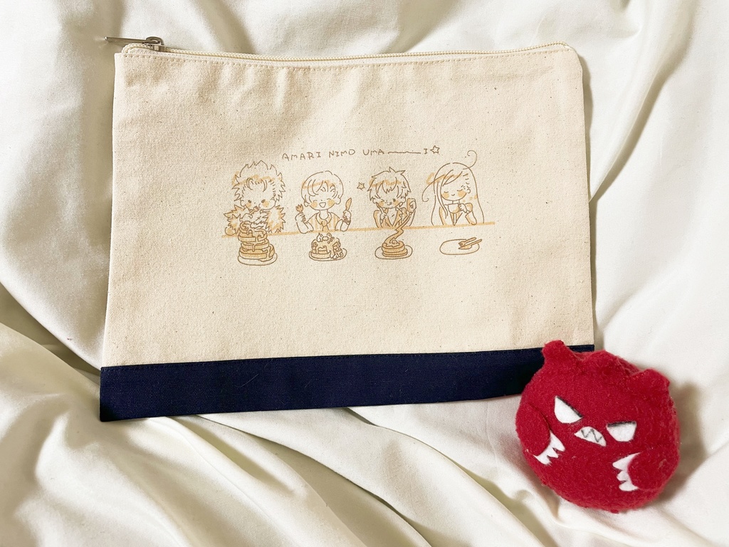 【BMB】キャンバスフラットポーチ