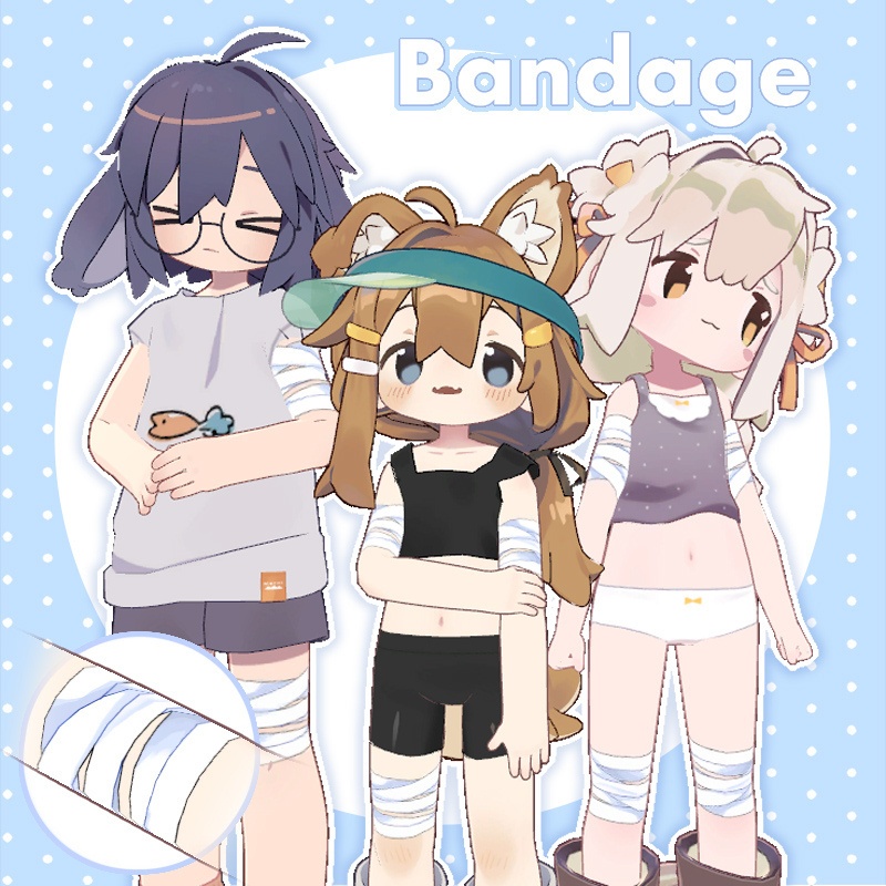 包帯 Bandage Texture / まめひなた mamehinata / うささき usasaki / みなほし minahoshi