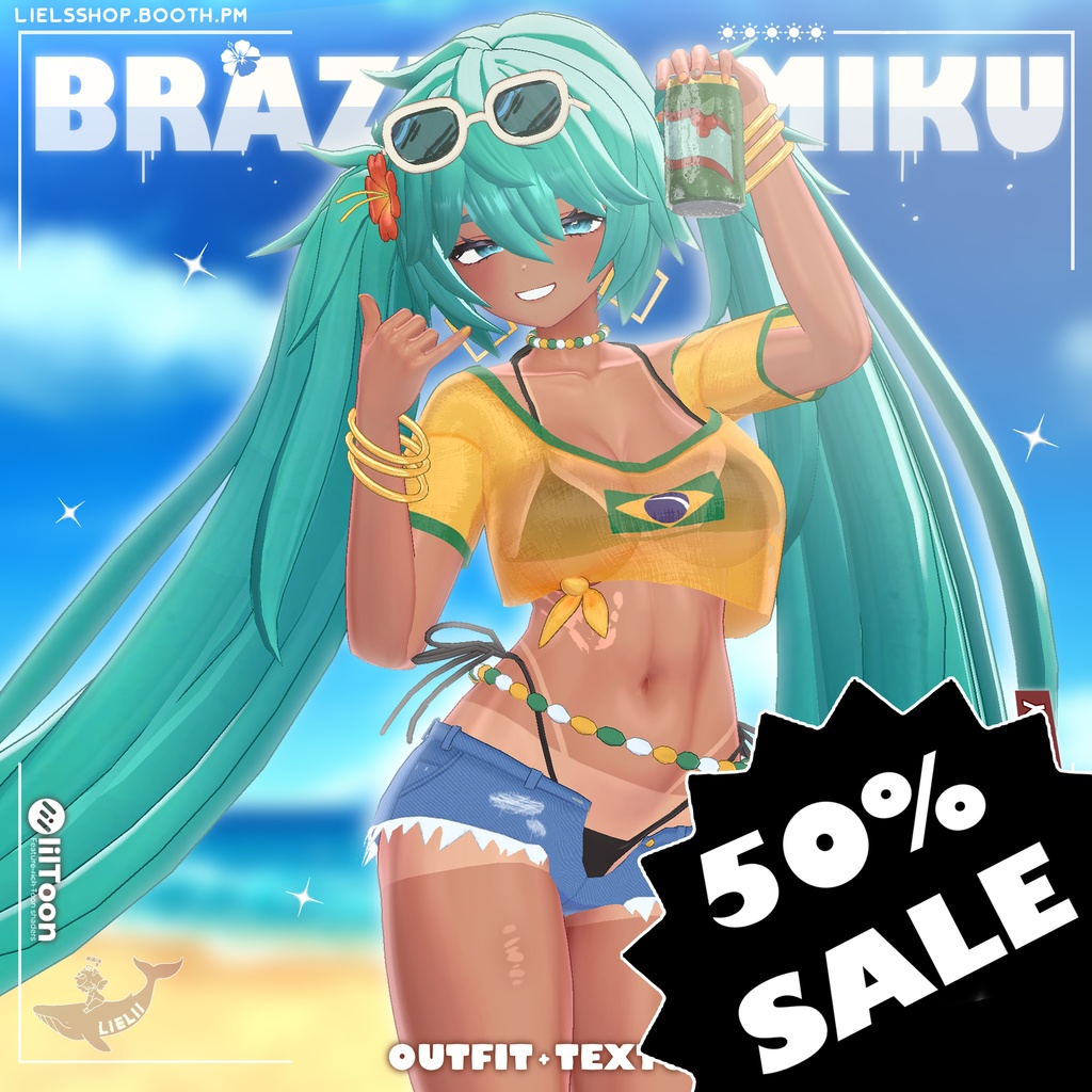 📢SALE 【11Avatars】 ☀️ Brazil Miku 🌸 VOL.2