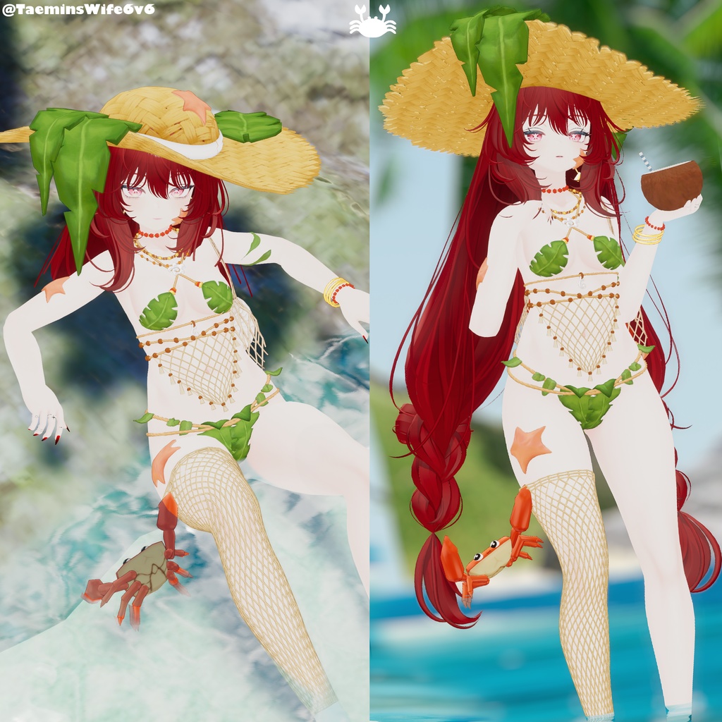 🦀⭐ Lagoon's Kiss~ 🌿🥥 【25avatars】