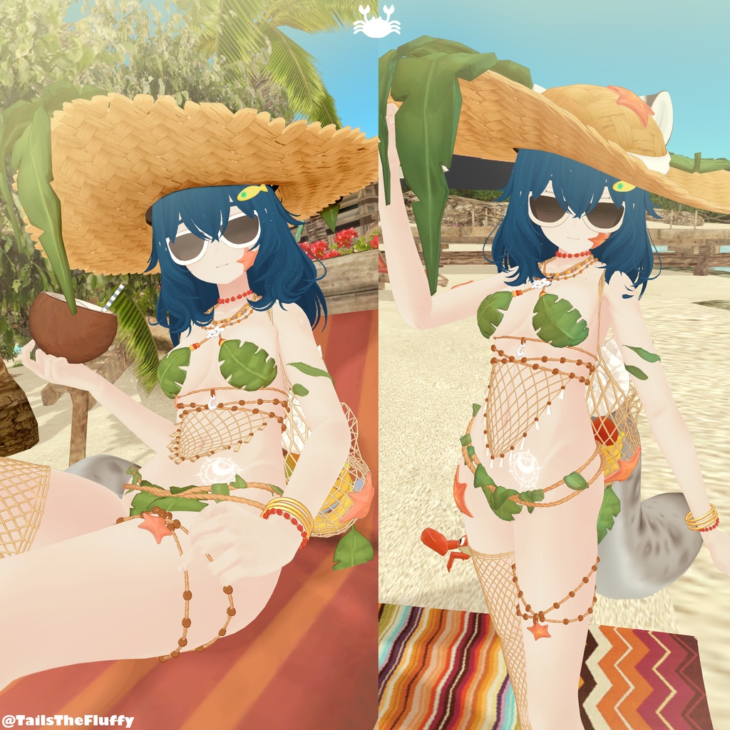 🦀⭐ Lagoon's Kiss~ 🌿🥥 【25avatars】