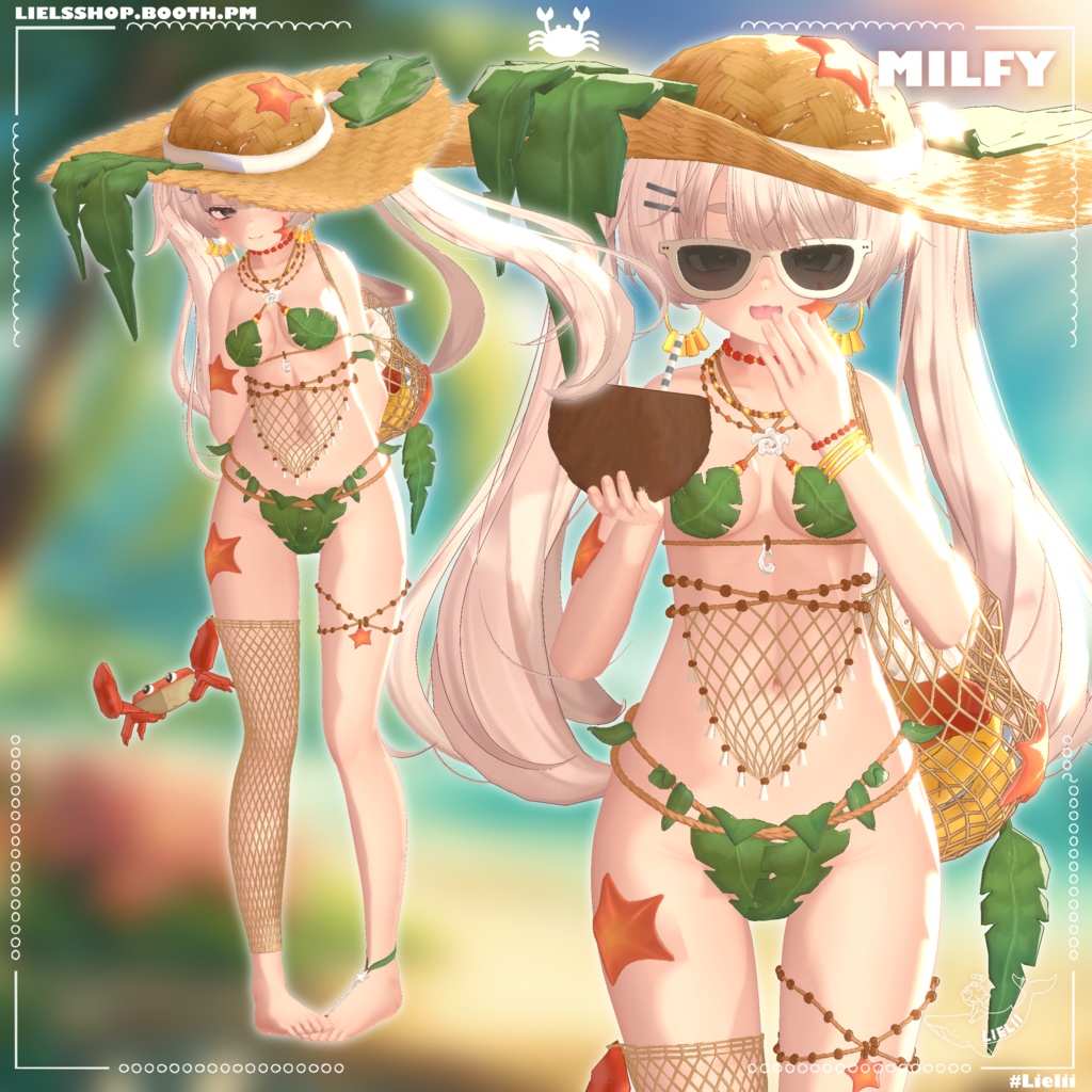 🦀⭐ Lagoon's Kiss~ 🌿🥥 【25avatars】