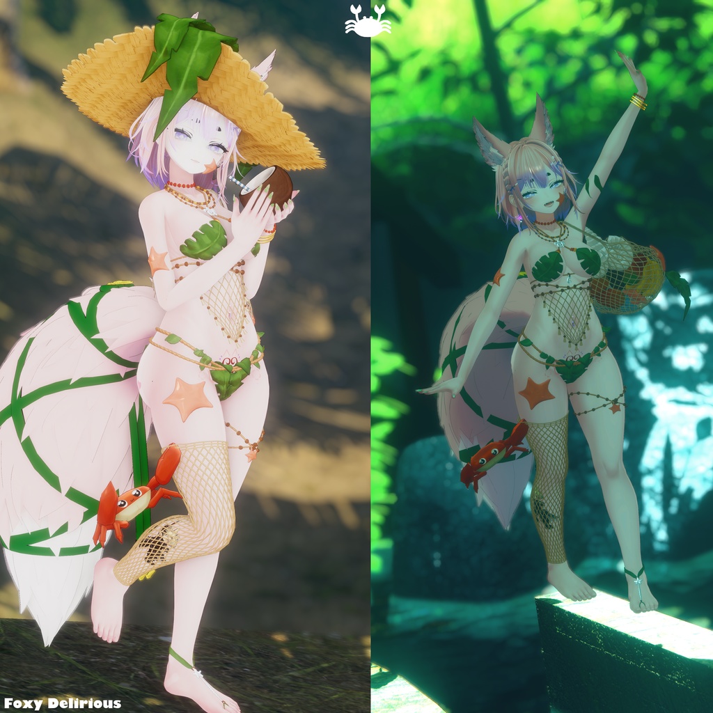 🦀⭐ Lagoon's Kiss~ 🌿🥥 【25avatars】