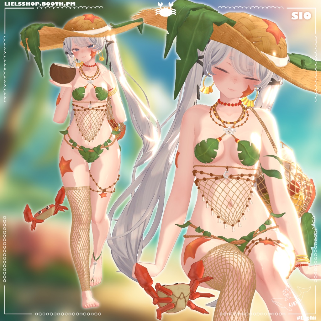 🦀⭐ Lagoon's Kiss~ 🌿🥥 【25avatars】