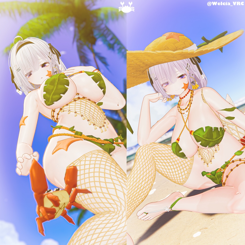 🦀⭐ Lagoon's Kiss~ 🌿🥥 【25avatars】