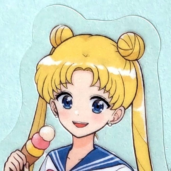 セーラームーンステッカー