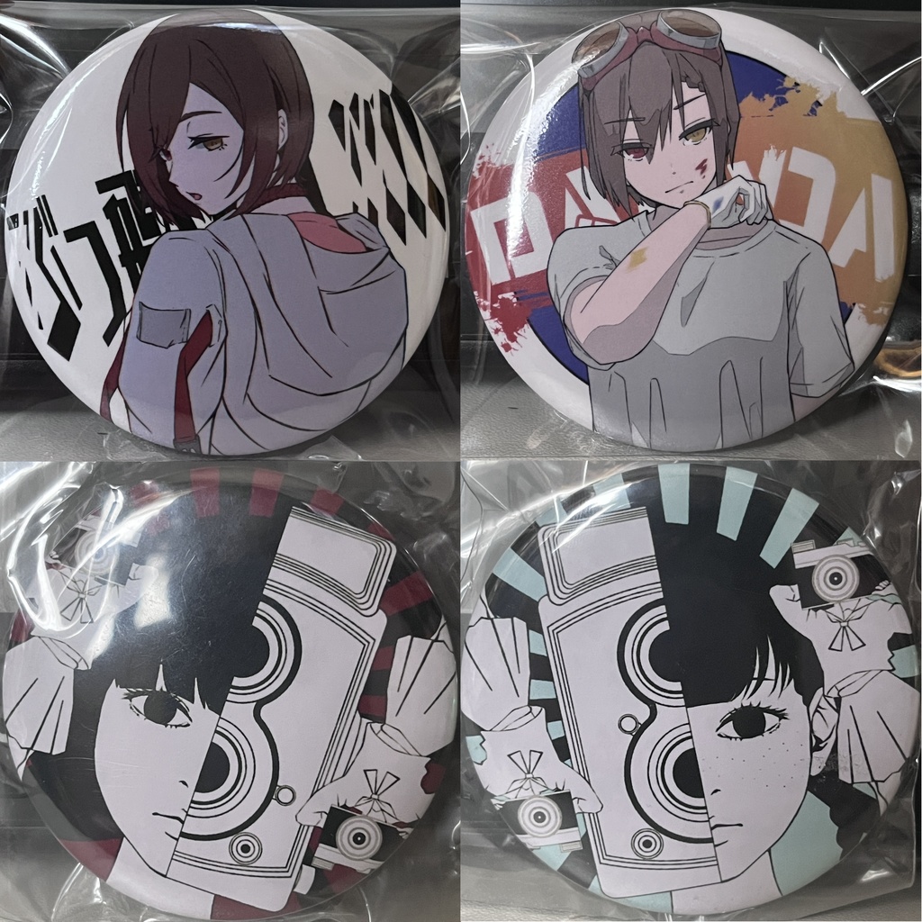 揺れないP作品の缶バッジセット【57mm】