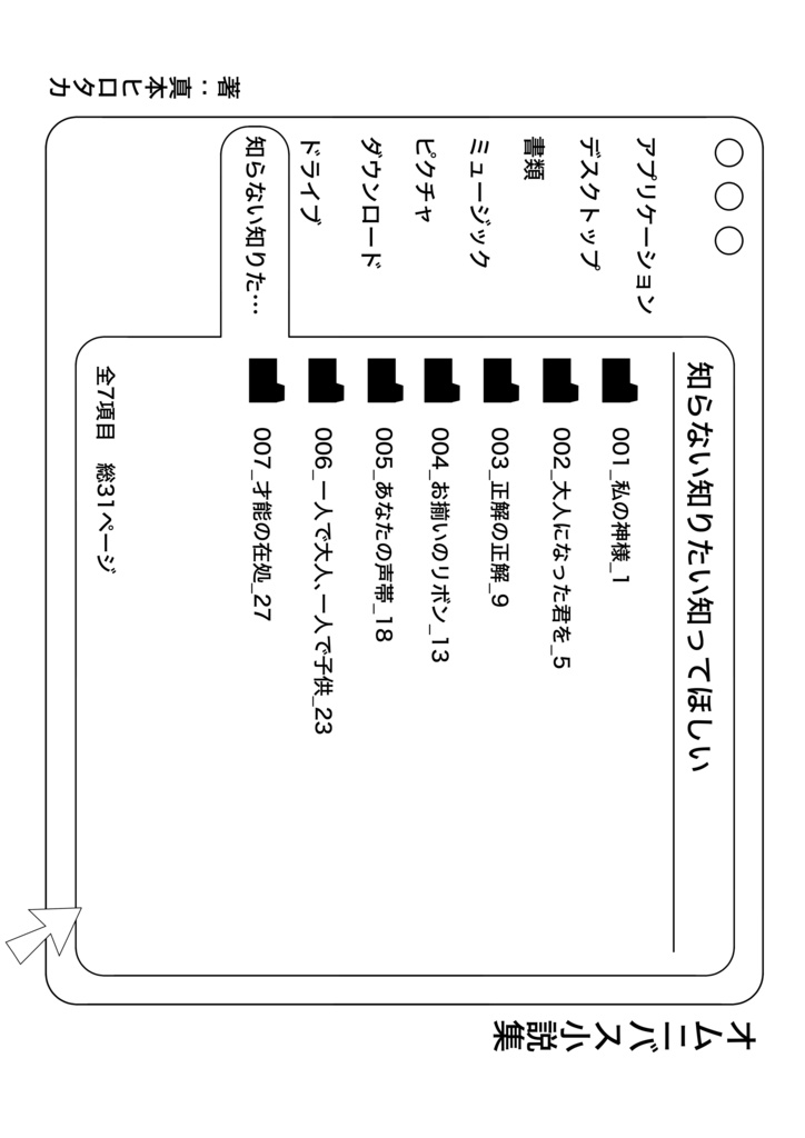 【A5サイズコピー本】知らない知りたい知ってほしい