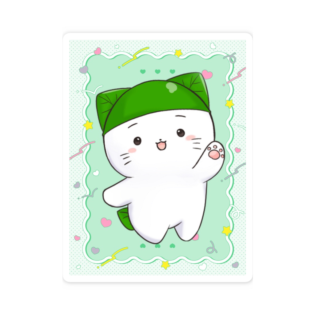 茶葉吉ステッカー