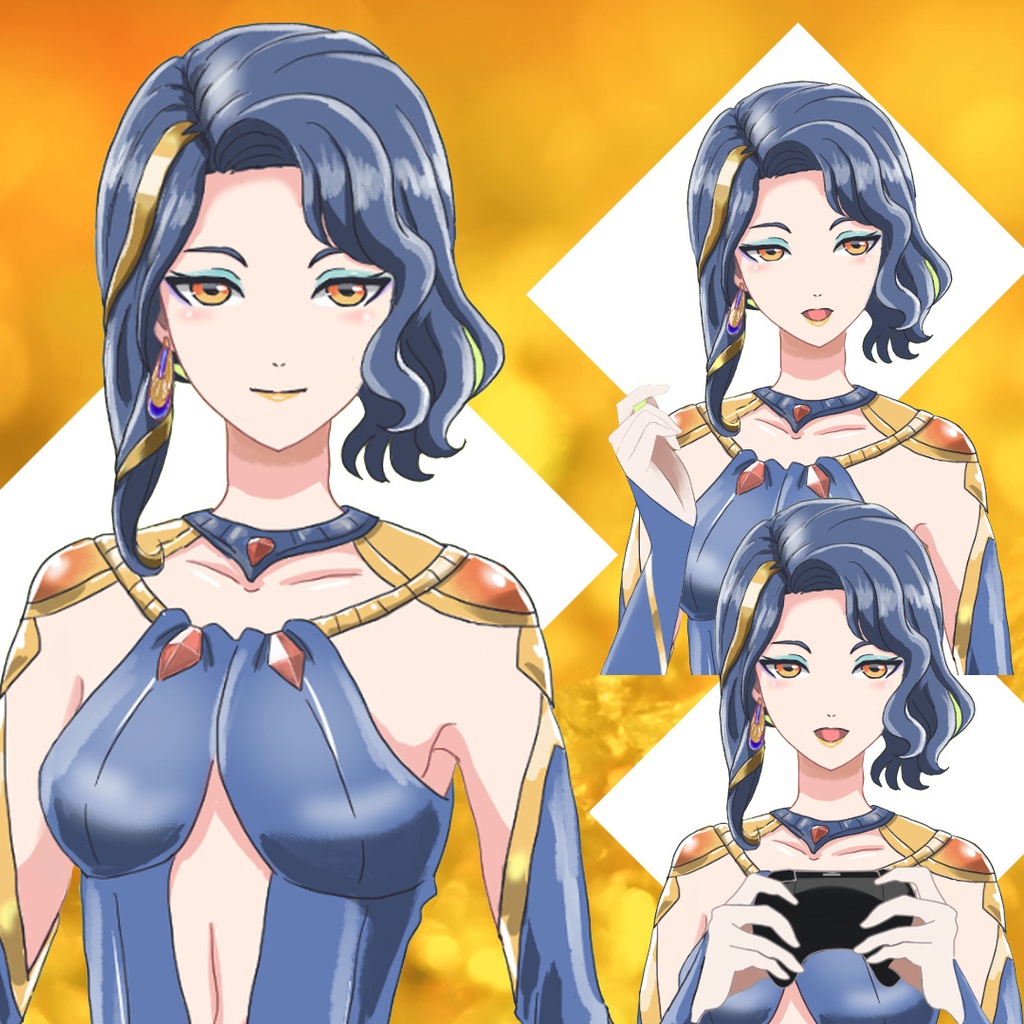 【Live2D model】Egypt Lady All in pack【Vtuber】エジプトの貴婦人フルセット