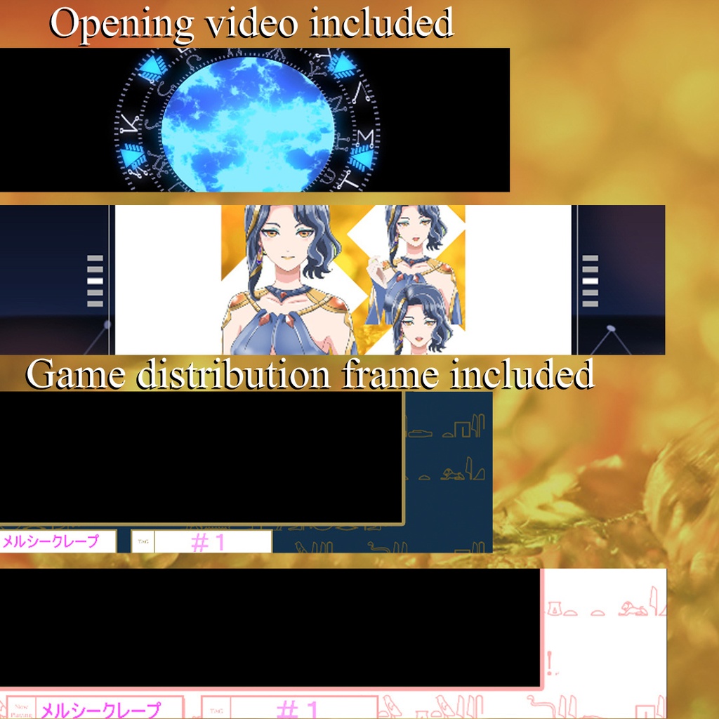 【Live2D model】Egypt Lady All in pack【Vtuber】エジプトの貴婦人フルセット