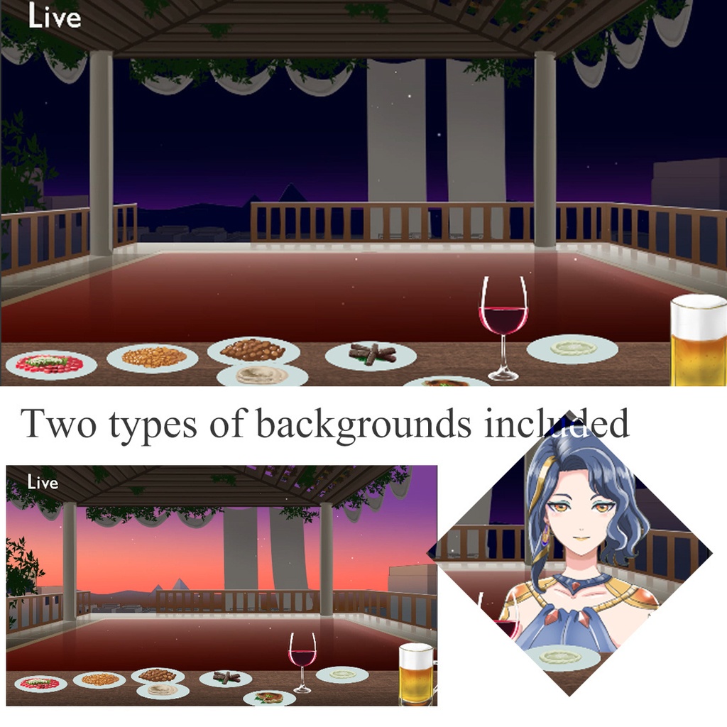 【Live2D model】Egypt Lady All in pack【Vtuber】エジプトの貴婦人フルセット