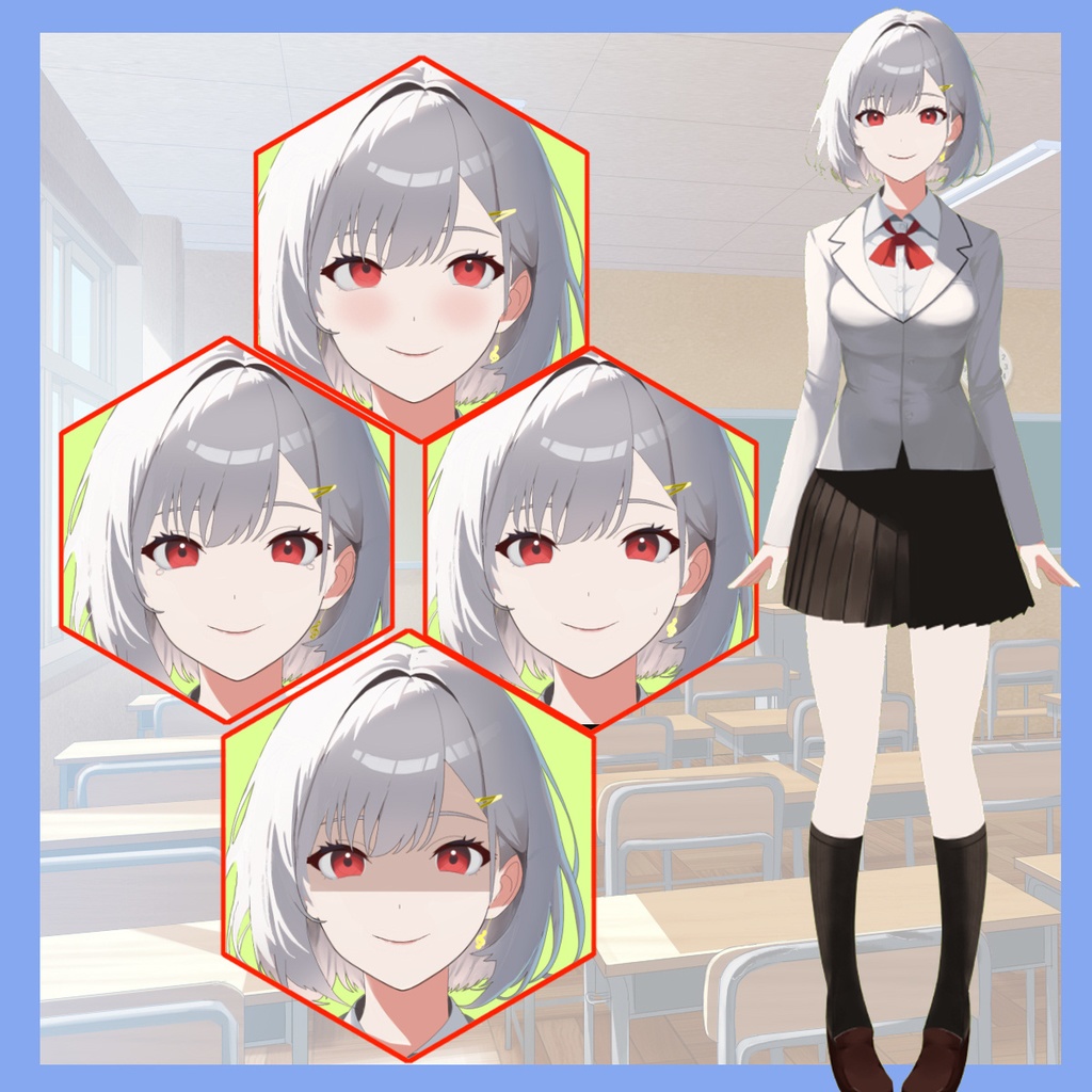 【Live2D】【VTS対応】女子高生モデル