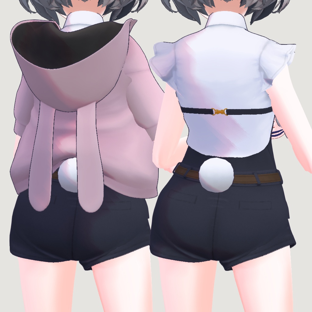 【複数アバター対応】カジュアルバニー Casual Bunny