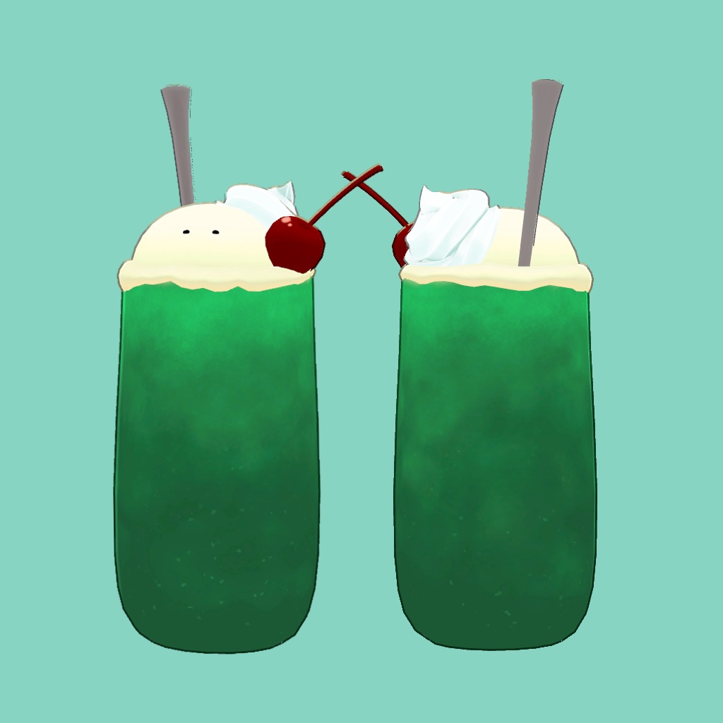 【VRC想定】オリジナル3Dモデル『ネムソーダ』