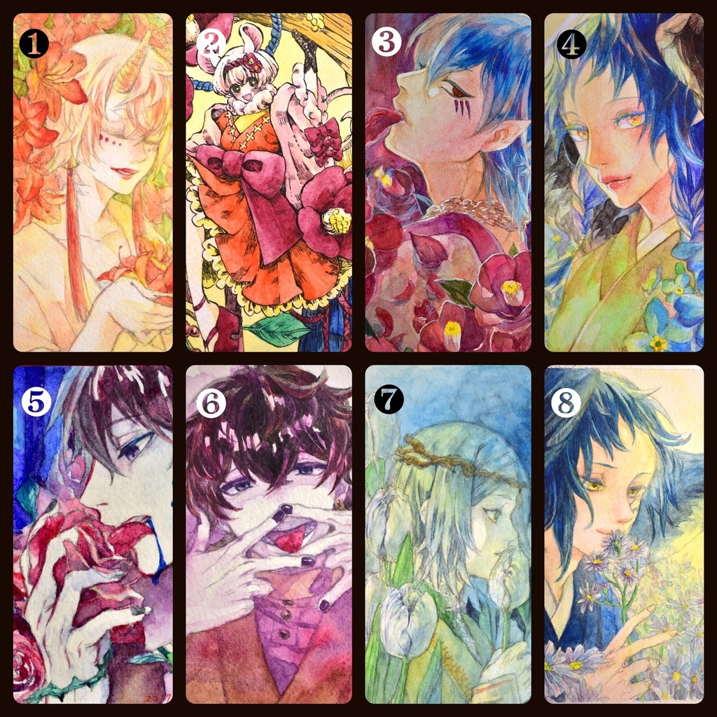 過去作　水彩原画