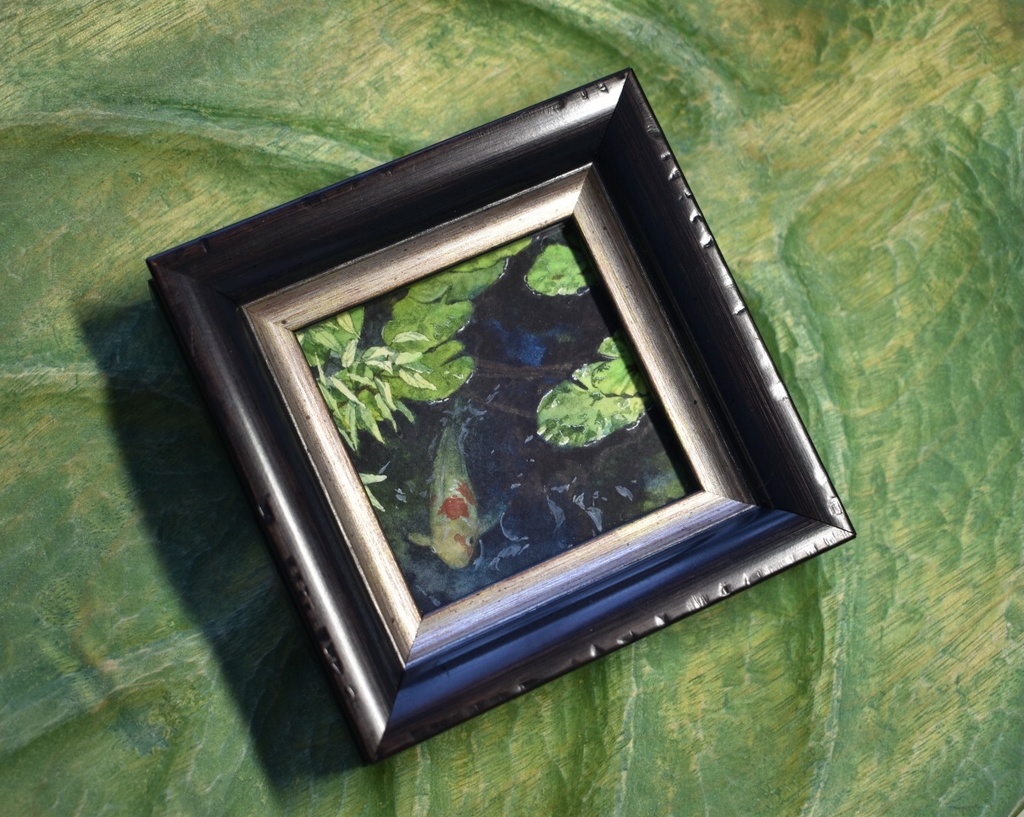 自然風景・ミニ原画2点