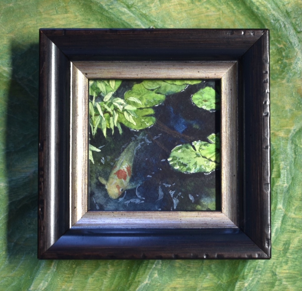 自然風景・ミニ原画2点