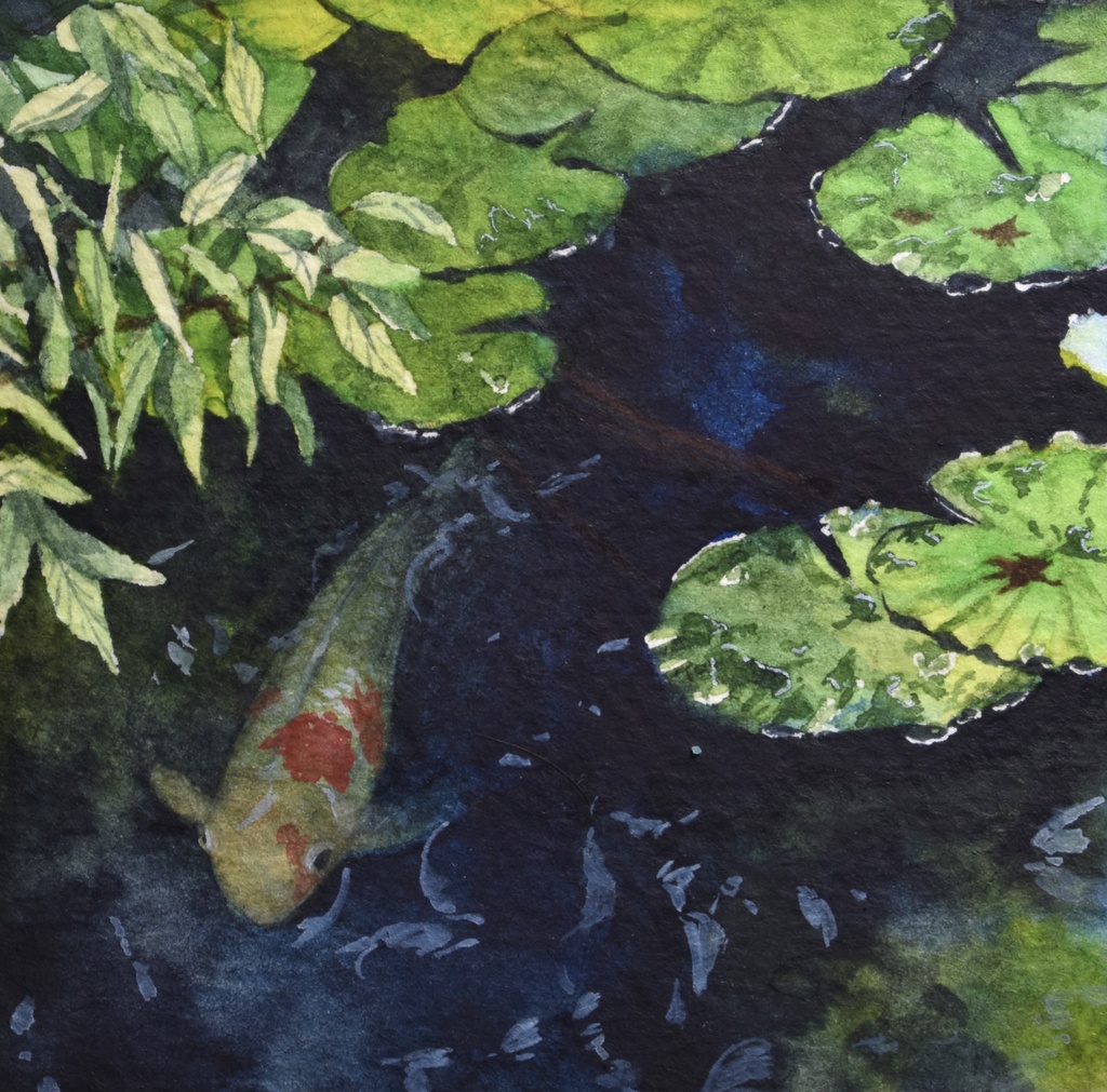 自然風景・ミニ原画2点