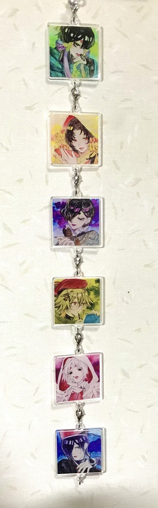 ミニ原画アクキー+新規8種