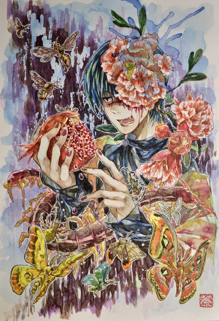 過去作水彩原画6種
