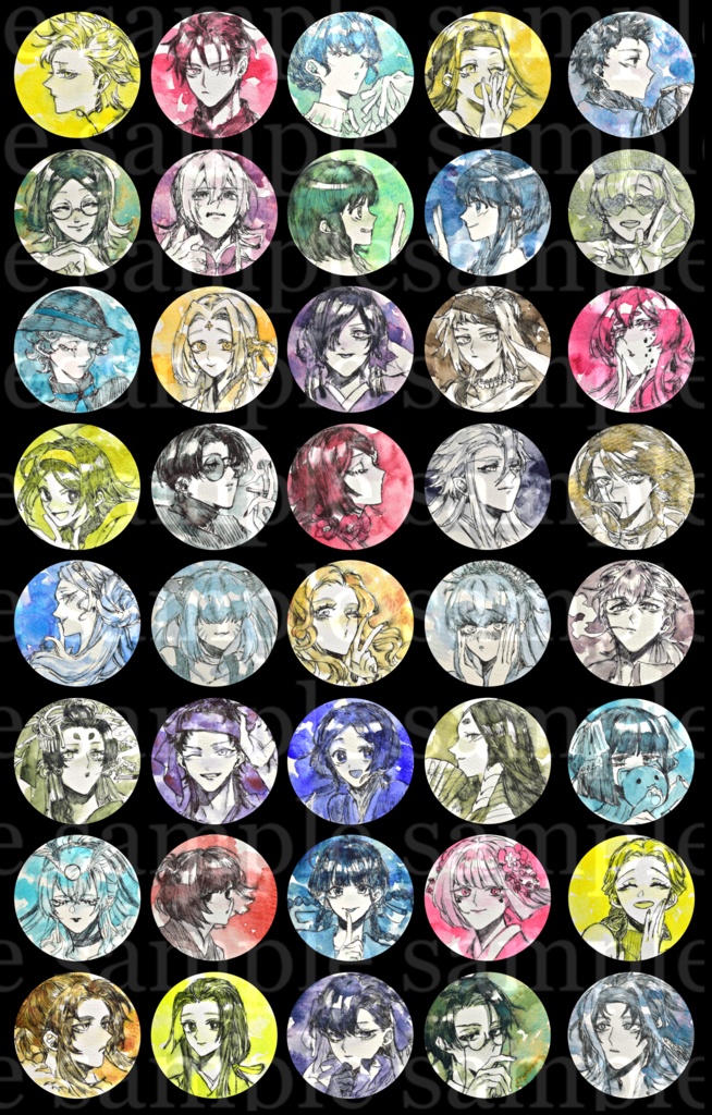 ミニ原画ガチャ第二弾40種