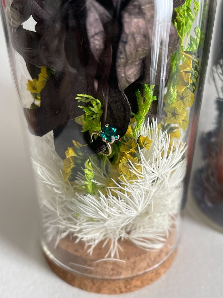 【受注生産】ガラスドーム・ドライフラワー