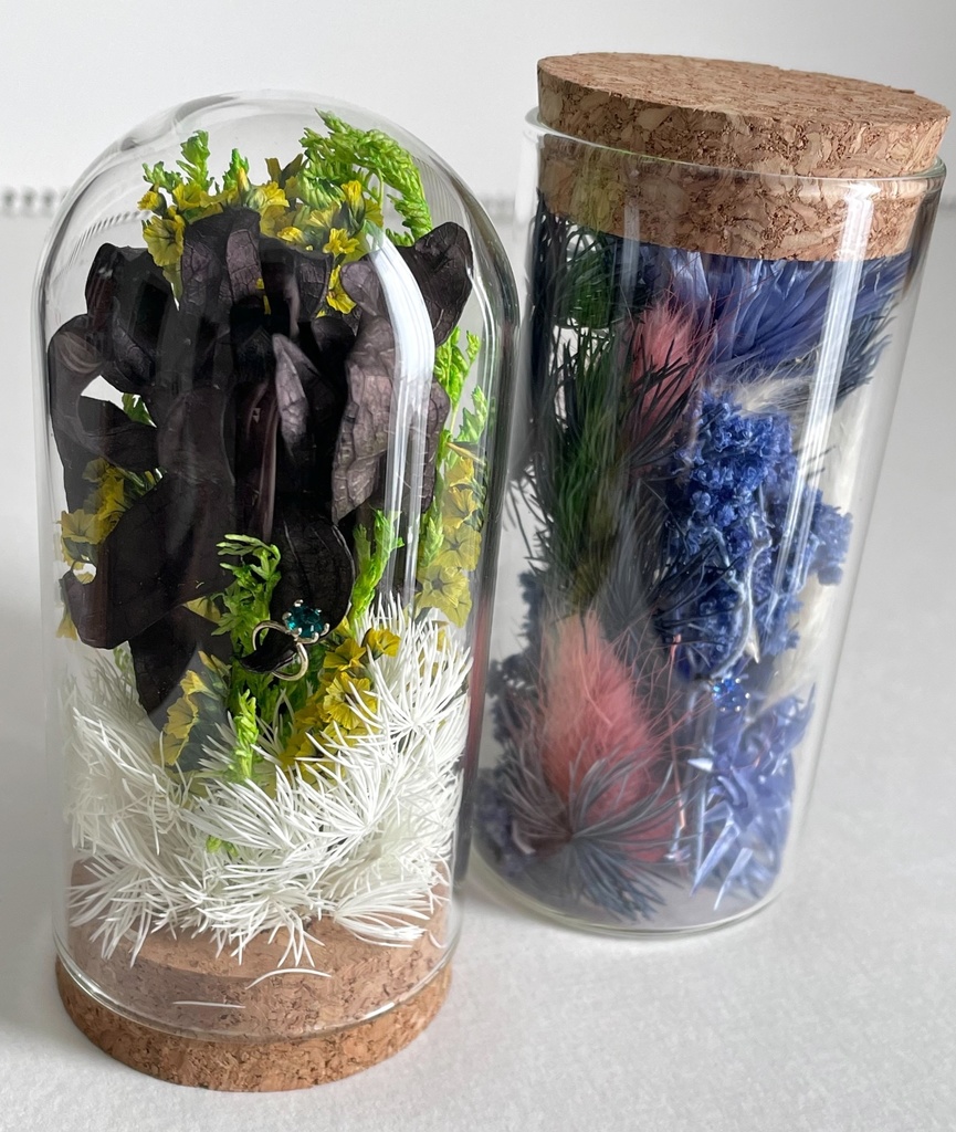 【受注生産】ガラスドーム・ドライフラワー