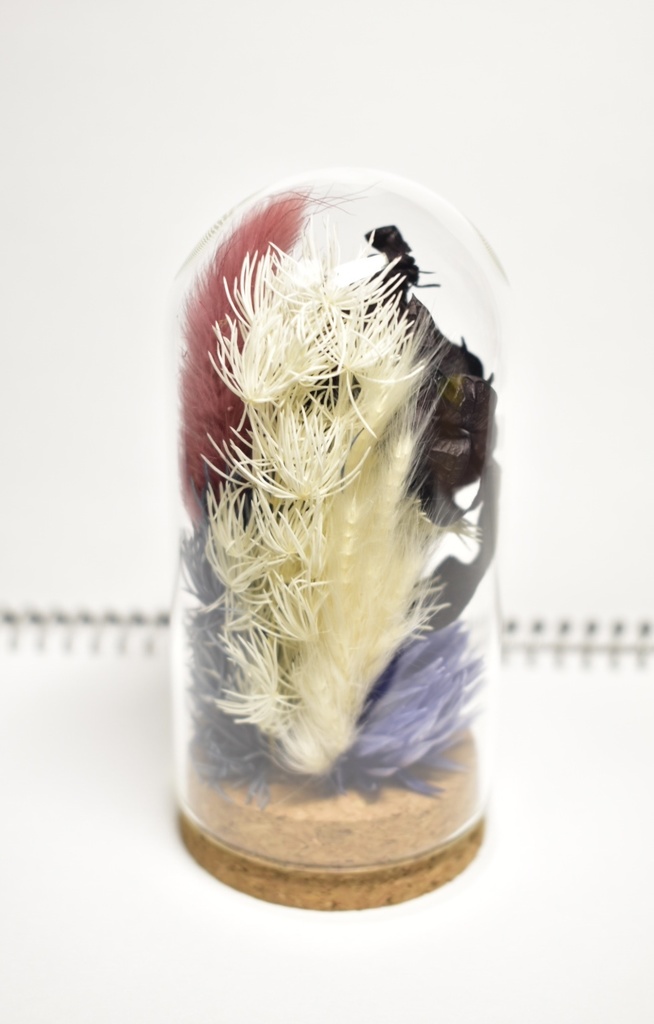 【受注生産】ガラスドーム・ドライフラワー