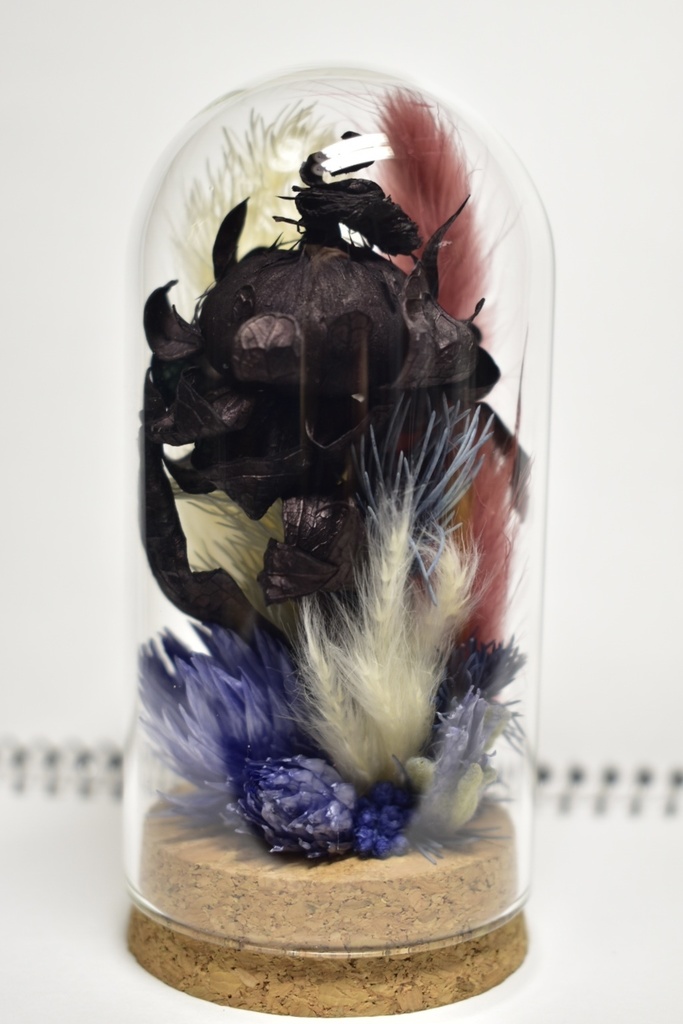 【受注生産】ガラスドーム・ドライフラワー