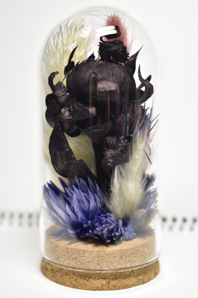 【受注生産】ガラスドーム・ドライフラワー