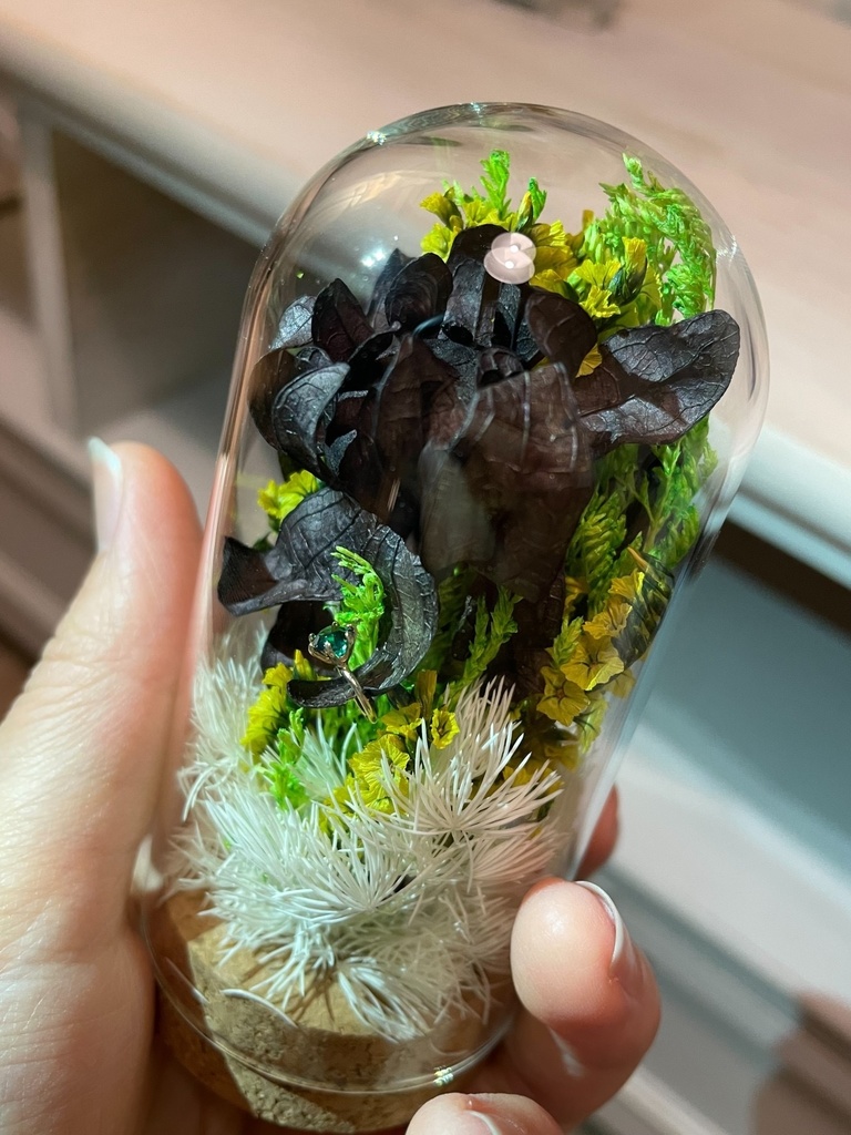 【受注生産】ガラスドーム・ドライフラワー