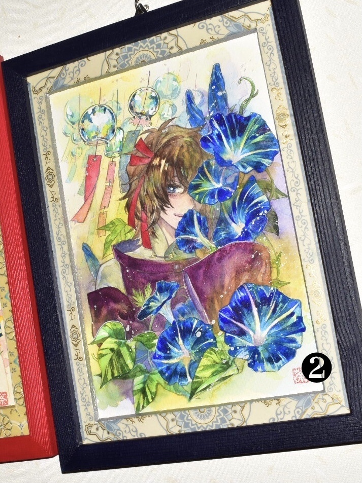 夏の額装作品 2種