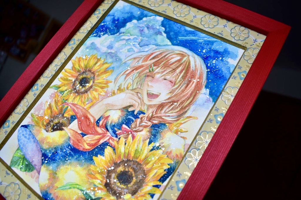 夏の額装作品 2種