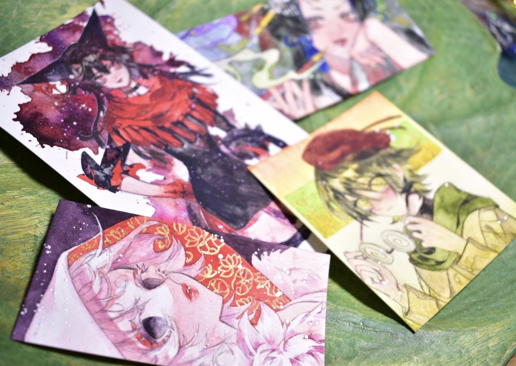 ドローイングカード4種