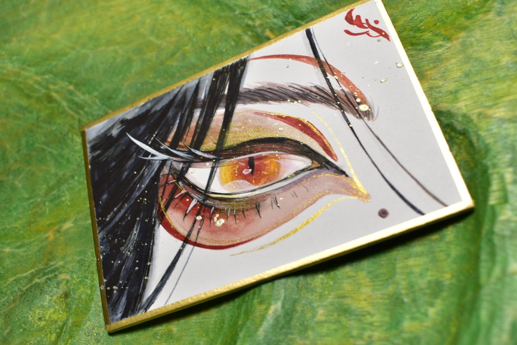 ミニ色紙「麗眼-れいがん-」シリーズ4種