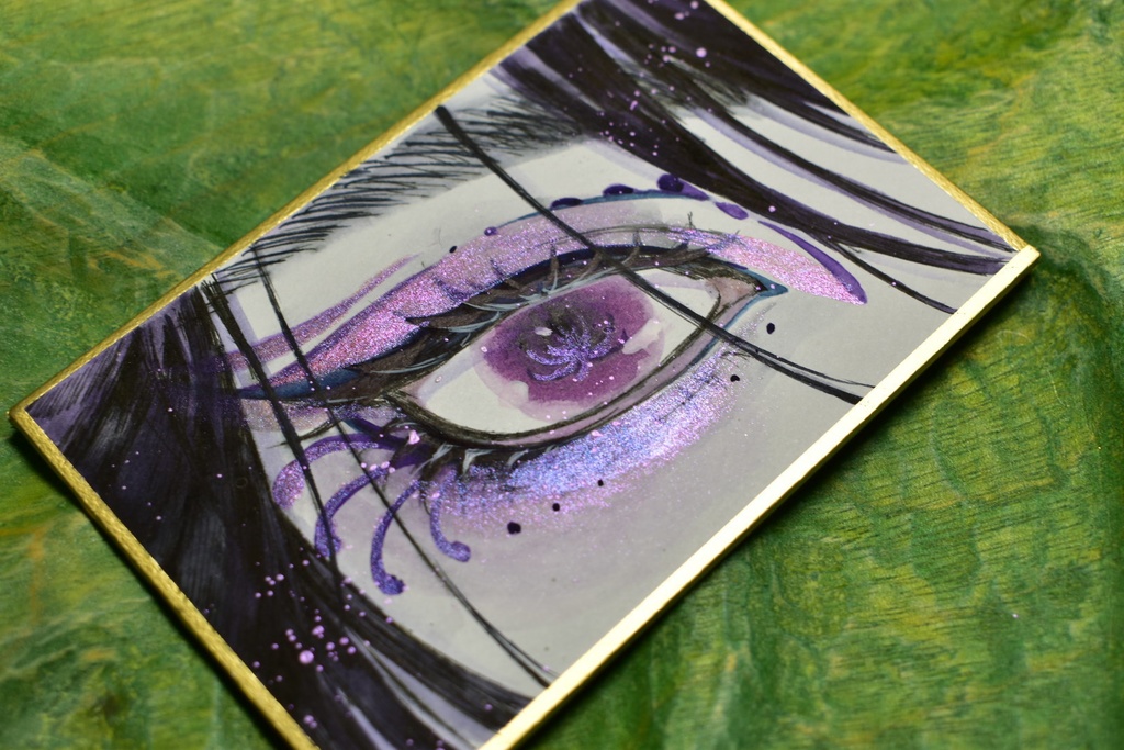 ミニ色紙「麗眼-れいがん-」シリーズ4種