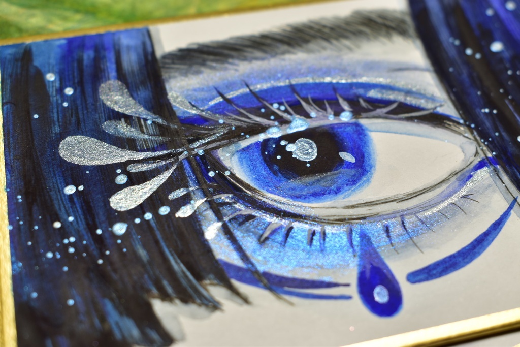 ミニ色紙「麗眼-れいがん-」シリーズ4種