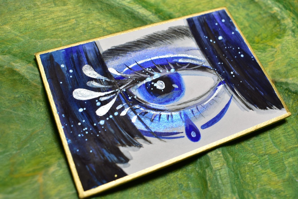 ミニ色紙「麗眼-れいがん-」シリーズ4種