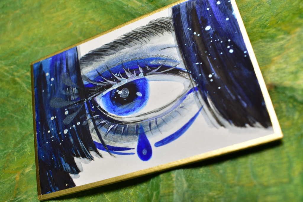 ミニ色紙「麗眼-れいがん-」シリーズ4種