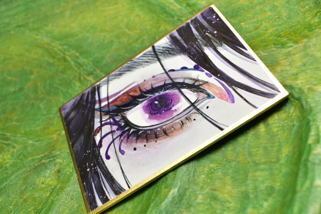 ミニ色紙「麗眼-れいがん-」シリーズ4種